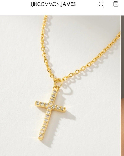 Collana con ciondolo croce