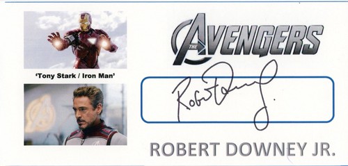 Robert downey signed - robert,