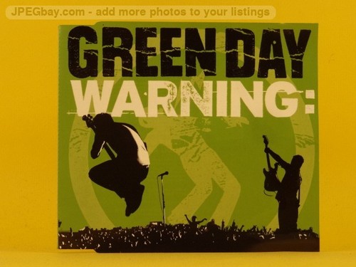 Green day warning 3 - green, (l86)