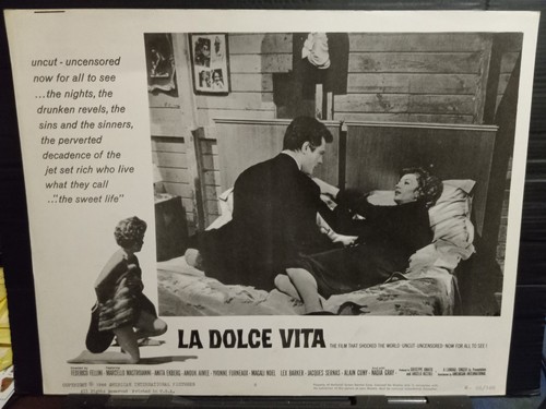 Lobby card 1966rr dolce - card, la