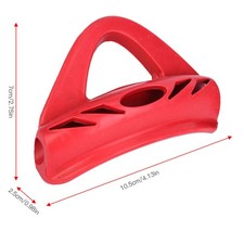 Scarpe KEEP DIVING rosse nere in gomma cinturino con lacci per pinne da nuoto nuoto nuoto