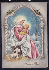 Cartolina Buon Natale Madonna