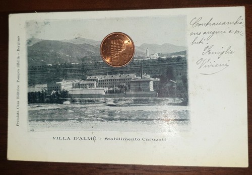 Cartolina epoca paesagg - d'epoca,