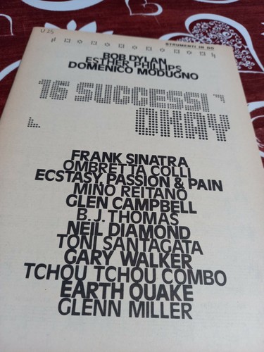 Spartiti successi ok - 16,