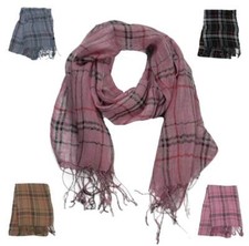 SCIARPA a quadri UOMO LINO OFFERTA Rosa beige nera blu Grigia BUFANDA linen