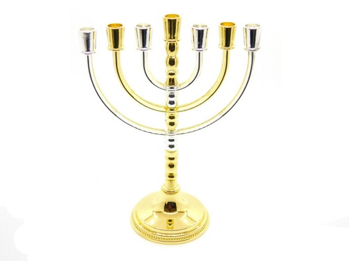 Portacandele menorah colore - portacandele,
