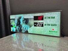 Heineken Light Box Lampada Pubblicitaria Birra Extra Fredda Decorazione Pub