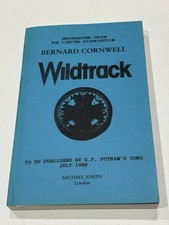 Wildtrack- Bernard Cornwell Uncorrected Proof 1988
