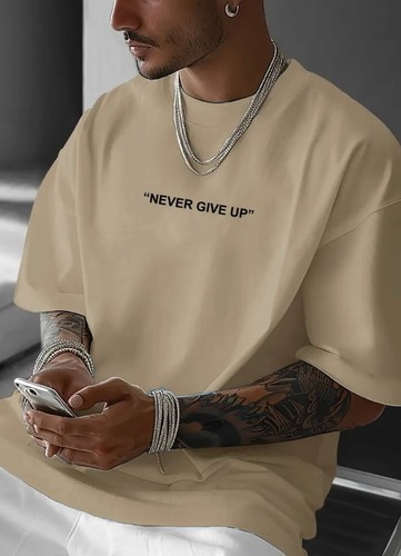 Camicia uomo oversize never - camicia,