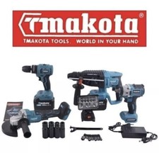 Kit 5 In 1 Motori Brushless Makota Flex Trapano Impulsi Avvitatore Tassellatore