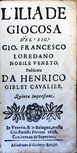 Iliade giocosa gio - giocosa,