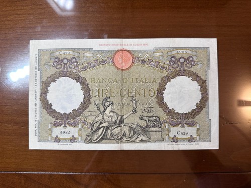 Banconota lire 100 roma - banconota,