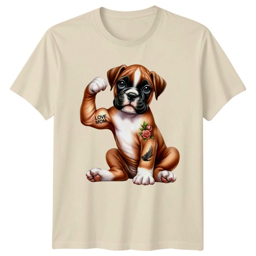 Boxer cucciolo amore mamma - boxer,