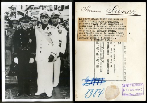 1939 galeazzo ciano nipote - e,