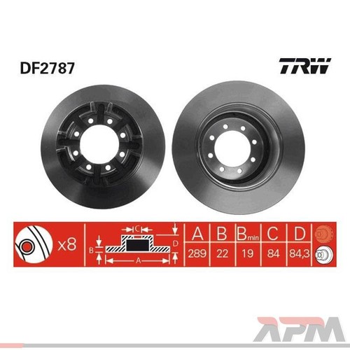 Dischi freno trw df2787 per - trw,