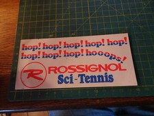 ADESIVO STICKER VINTAGE kleber sci ski rossignol sci tennis