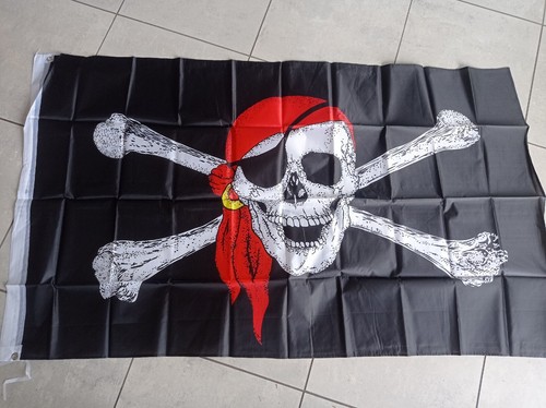 Bandiera pirati nera - , con