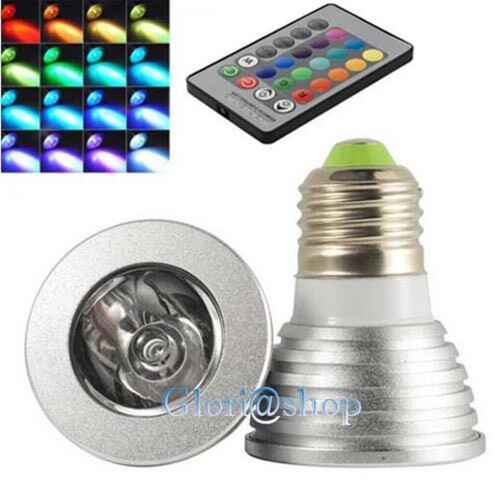 Lampadina led rgb e27 - lampadina, 1