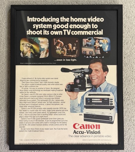 Canon accu vision vhs - canon, accu-vision