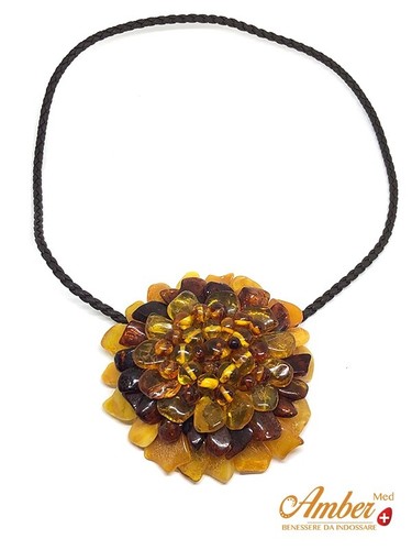 Collana spilla ambra - /, vera