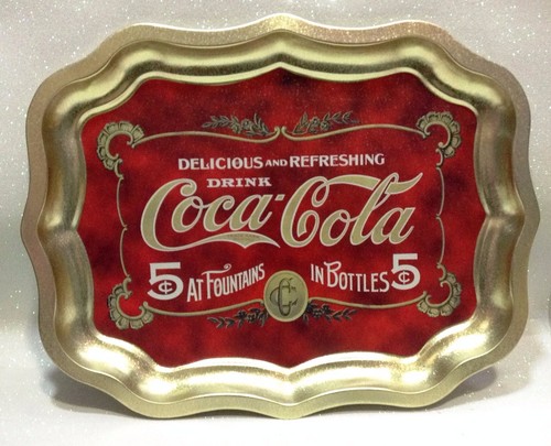 Coca cola vassoio dorato - cola, in