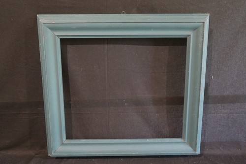 Cornice antica legno blu - cornice,