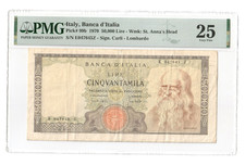 50000 LIRE  LEONARDO DA VINCI