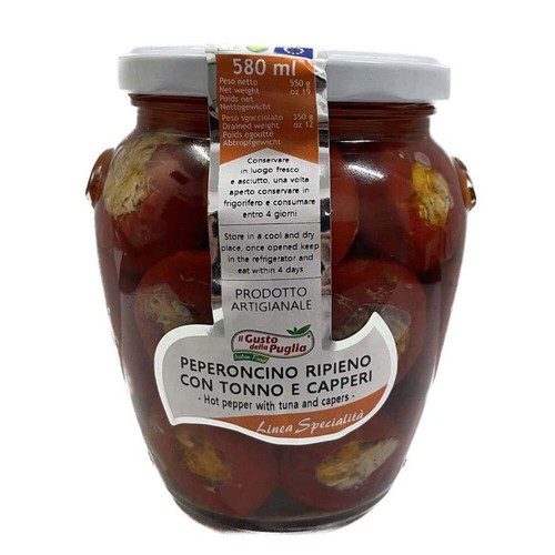 Peperoncini ripieni tonno e - tonno,