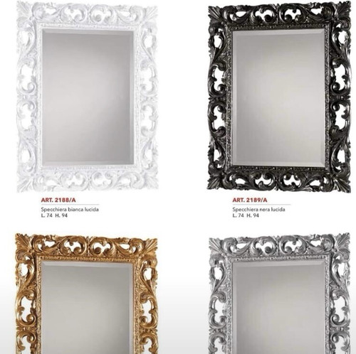 Specchiera rettangolare stile - rettangolare,