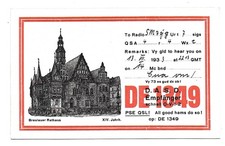 QSL Radio DE1349 Stazione