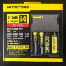 NITECORE I4 240V 4 Bay Intellicharge Universal Charger