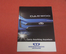 Brochure catalogo camion Daewoo Maximus Novos Corea 2023 mercato Ucraina