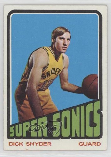 1972 topps dick snyder - dick,