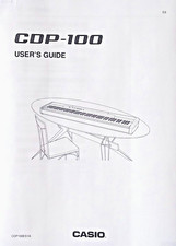 Casio CDP-100 Pianoforte Digitale Tastiera Elettronica Manuale Utente Manuale Utente Libro