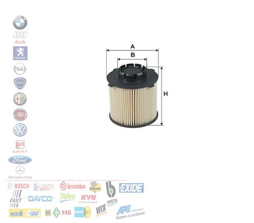 Filtro carburante opel - filtro,