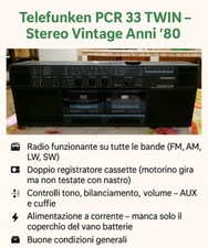Stereo Radio Registratore a Cassette Vintage – Anni ‘80
