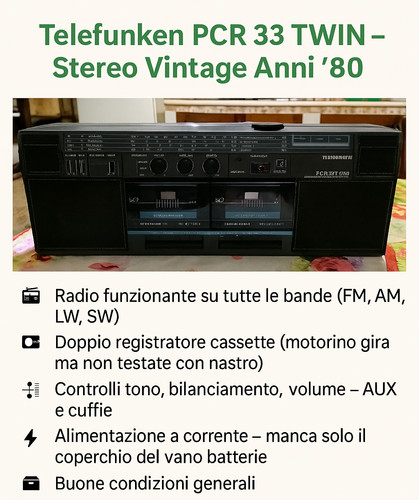Stereo radio registratore - stereo, a