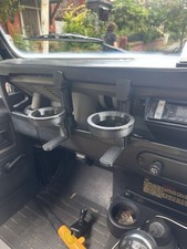 2x Pacchetto Portabicchieri ABS-GF per Defender Stampato 3D 1983-2006 300 200 Tdi Td5 