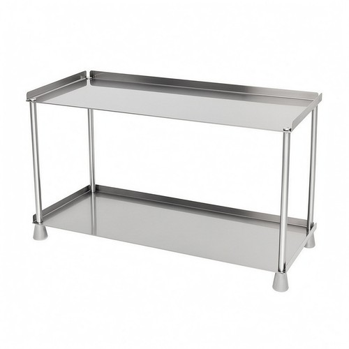 Scaffale acciaio inox bordi - scaffale,