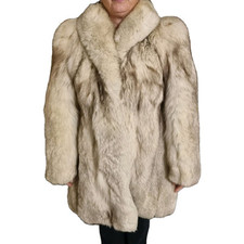 Pelliccia di volpe argentata NO sintetica