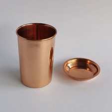 100% Copper Drinking Glass Cup