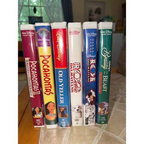 Disney vhs lot - disney,