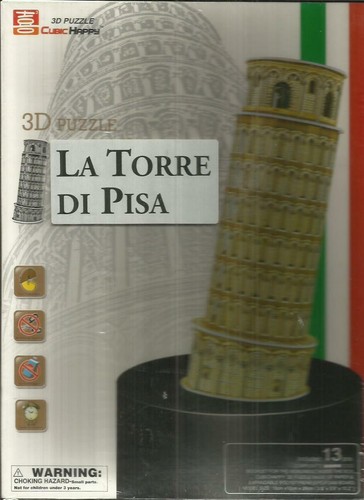 Puzzle torre di pisa - 3d,