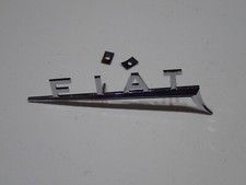 FIAT ABARTH EMBLEMA FREGIO SCRITTA STEMMA LOGO ORIGINALE D'EPOCA NOS