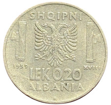 0,20 LEK 1939 XVIII AMAGNETICA