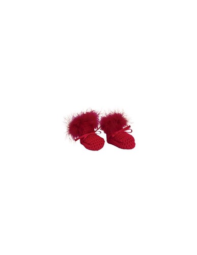 Babbucce lana neonata - babbucce, in