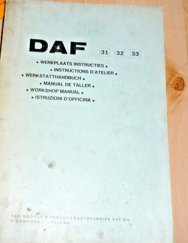 Daf manuale officina - daf,