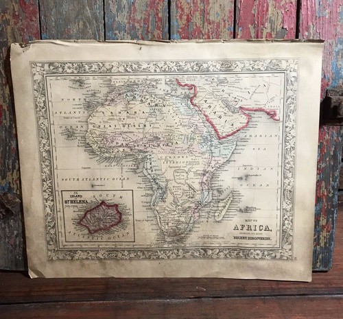Antica mappa dell'Africa
