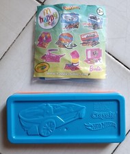 Mcdonald's Happy Meal 2013 HOT WHEELS MATTEL CRAYOLA DOODLE PENCIL CASE ASTUCCIO