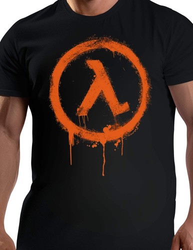 Half life maglietta retro - half,